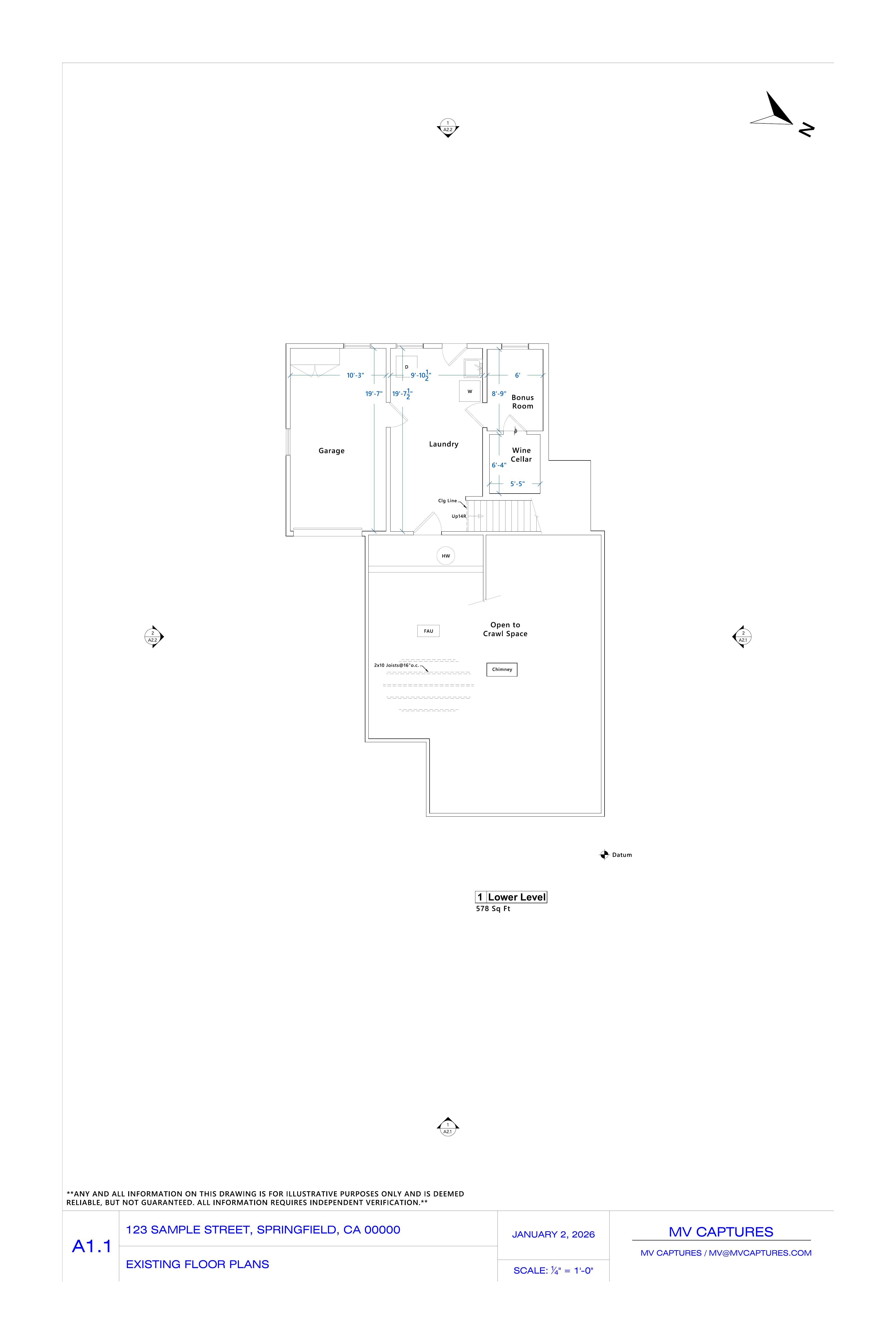 As-built lower level