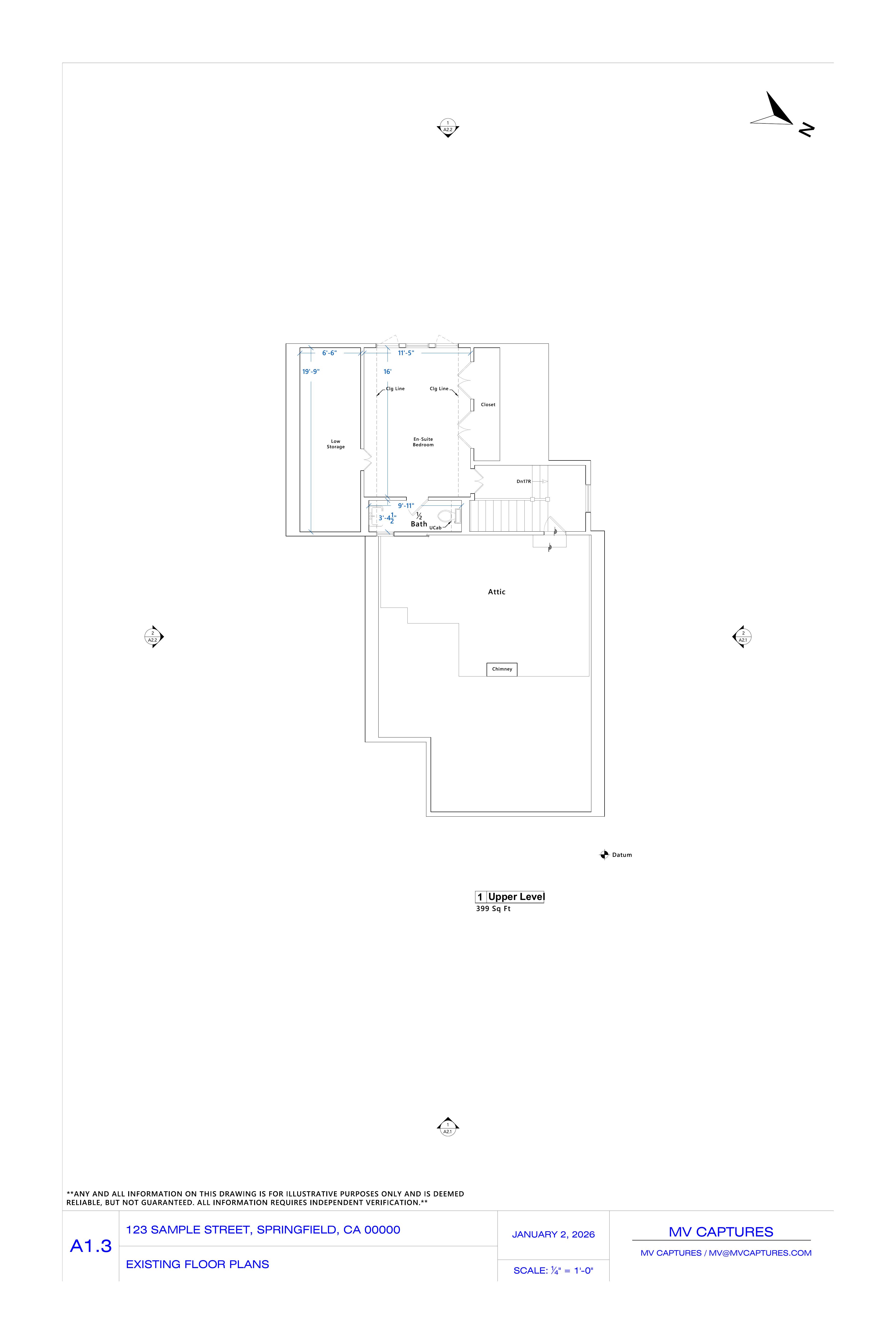 As-built upper level